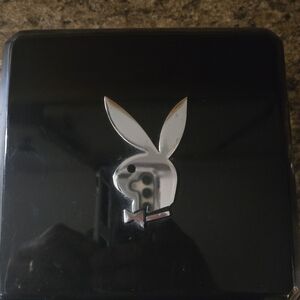 PLAYBOY Black and Silver Compact